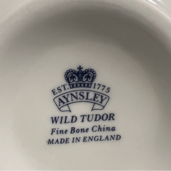 Ansley Wild Tudor Floral Bone China Tricket - Picture 6 of 7